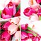 20 Inch Valentine Door Wreath Tulip Wreath with Red Pink Artificial Tulip Flowers Valentines Day Wreaths for Front Door